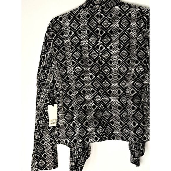 JAIME Open Front Drape Jacket Women's Size Medium Large New with tag k51 - Picture 7 of 16